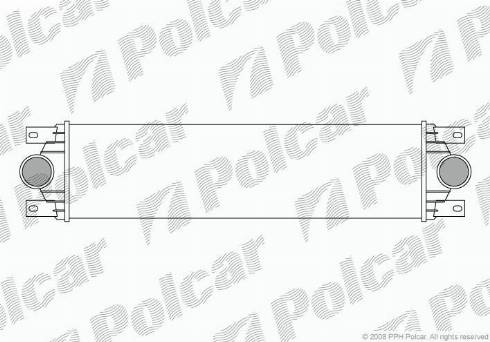 Polcar 6041J8-1 - Интеркулер (охладител за въздуха на турбината) vvparts.bg