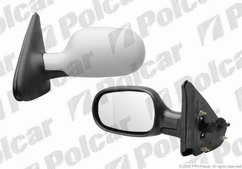 Polcar 6011511M - Външно огледало vvparts.bg