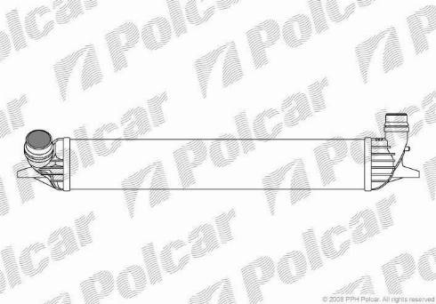 Polcar 6039J8-1 - Интеркулер (охладител за въздуха на турбината) vvparts.bg