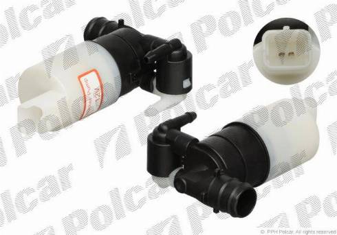 Polcar 6037PS-1 - Водна помпа за миещо устр., почистване на стъклата vvparts.bg