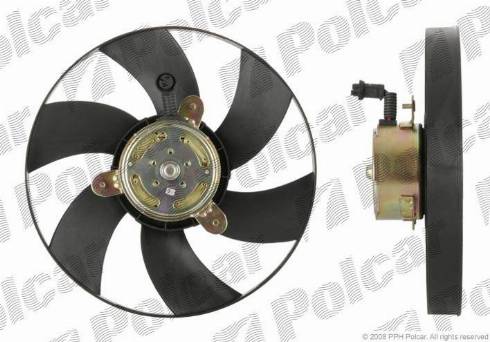 Polcar 671423U5 - Вентилатор, охлаждане на двигателя vvparts.bg
