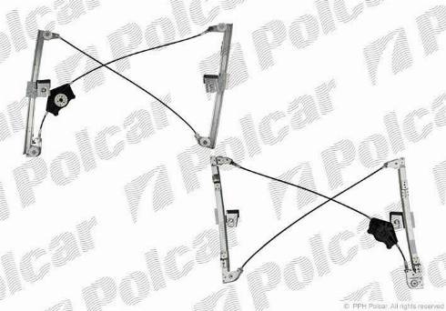 Polcar 6730PSE1 - Ремонтен к-кт, стъклоповдигач vvparts.bg