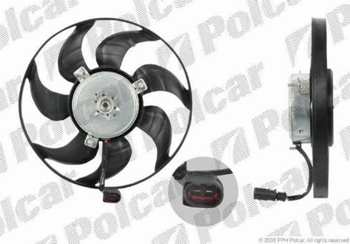Polcar 133123U5 - Вентилатор, охлаждане на двигателя vvparts.bg