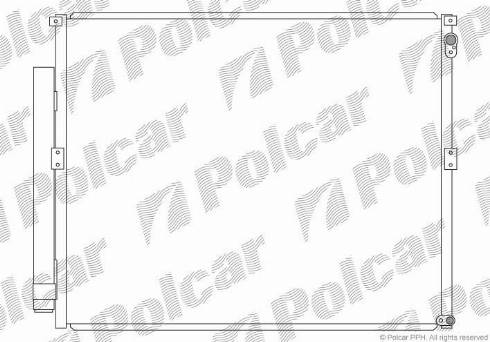 Polcar 8178K83K - Кондензатор, климатизация vvparts.bg