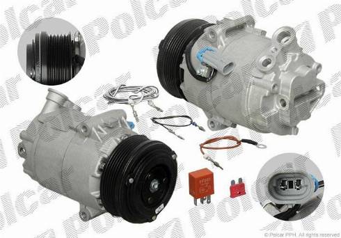 Polcar 8FK351135831 - Компресор, климатизация vvparts.bg