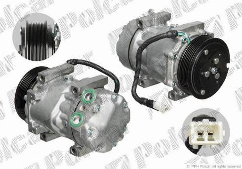 Polcar 8FK351127871 - Компресор, климатизация vvparts.bg