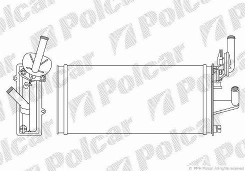 Polcar 3050N84X - Топлообменник, отопление на вътрешното пространство vvparts.bg