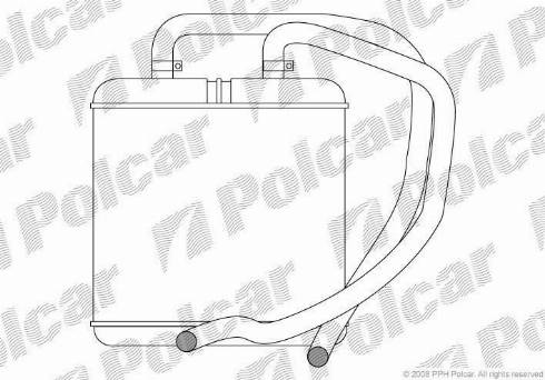 Polcar 3052N8-1 - Топлообменник, отопление на вътрешното пространство vvparts.bg