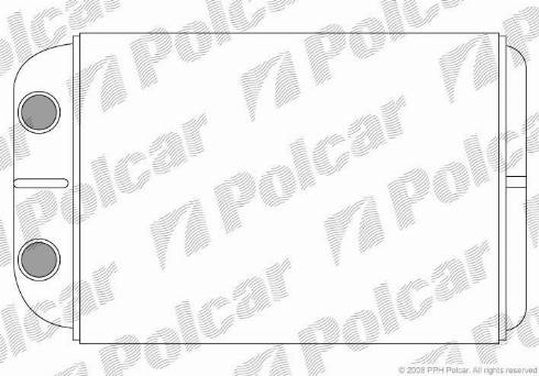 Polcar 3030N81X - Топлообменник, отопление на вътрешното пространство vvparts.bg