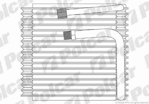 Polcar 3246P8-1 - Изпарител, климатична система vvparts.bg