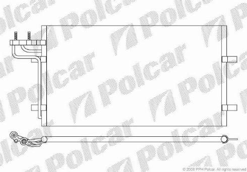 Polcar 3235K8C1S - Вентилатор, охлаждане на двигателя vvparts.bg