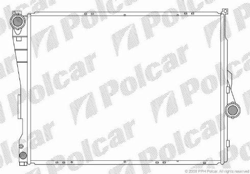 Polcar 200808-2 - Радиатор, охлаждане на двигателя vvparts.bg