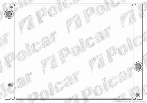 Polcar 2017085X - Радиатор, охлаждане на двигателя vvparts.bg