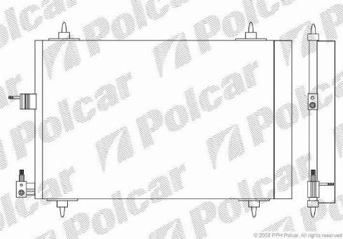 Polcar 2327K81X - Кондензатор, климатизация vvparts.bg