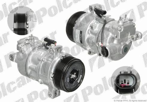 Polcar DCP05026 - Компресор, климатизация vvparts.bg