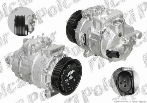 Polcar DCP32002 - Компресор, климатизация vvparts.bg