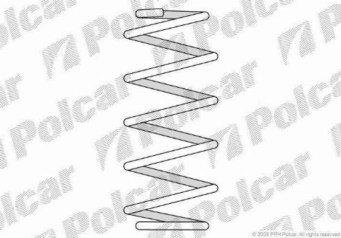 Polcar SU10247 - Пружина за ходовата част vvparts.bg