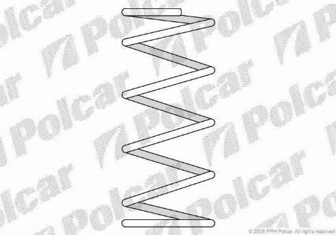 Polcar ST528425 - Пружина за ходовата част vvparts.bg