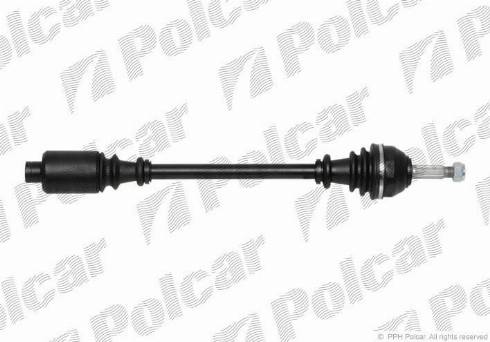 Polcar T49102 - Полуоска vvparts.bg