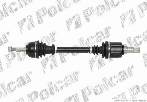 Polcar T49227 - Полуоска vvparts.bg