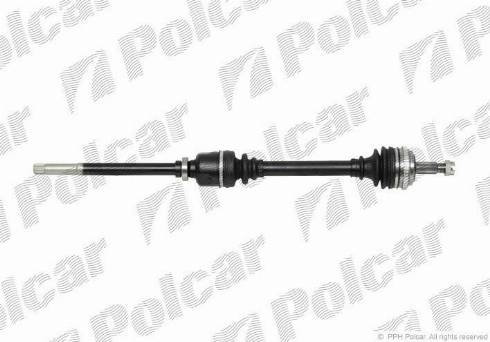 Polcar T29092A - Полуоска vvparts.bg