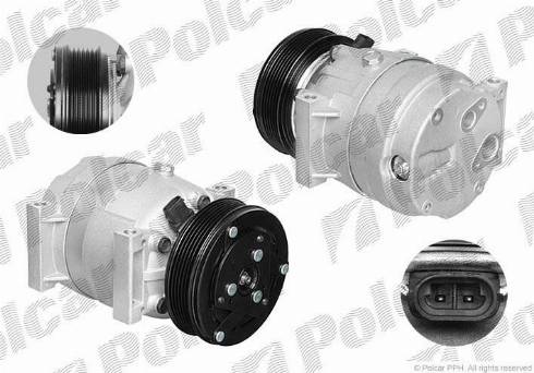 Polcar TSP0155023 - Компресор, климатизация vvparts.bg