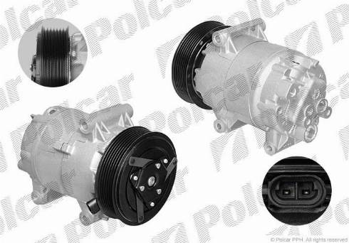 Polcar TSP0155355 - Компресор, климатизация vvparts.bg