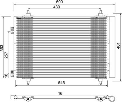 PowerMax 7110105 - Кондензатор, климатизация vvparts.bg