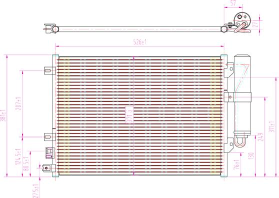 PowerMax 7110119 - Кондензатор, климатизация vvparts.bg