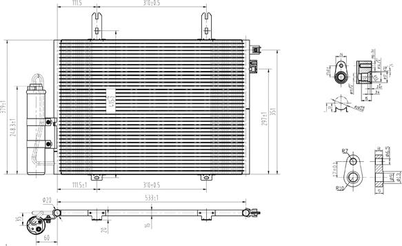 PowerMax 7110360 - Кондензатор, климатизация vvparts.bg