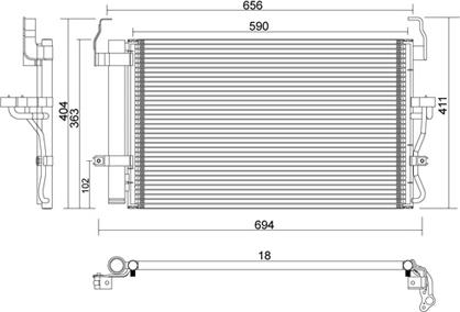 PowerMax 7110367 - Кондензатор, климатизация vvparts.bg