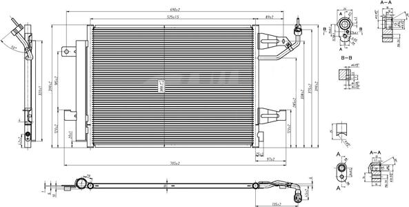 PowerMax 7110299 - Кондензатор, климатизация vvparts.bg