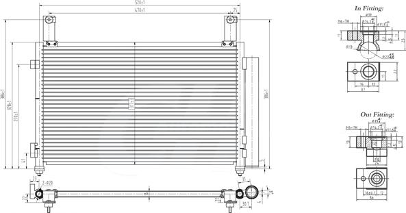 PowerMax 7110262 - Кондензатор, климатизация vvparts.bg