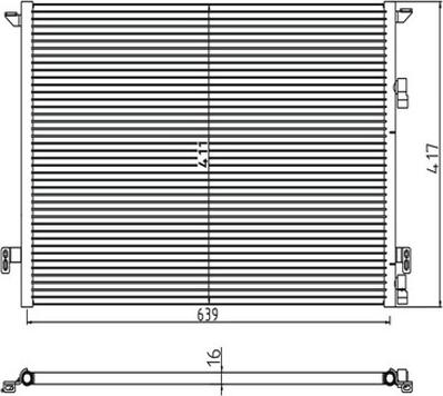 PowerMax 7110278 - Кондензатор, климатизация vvparts.bg