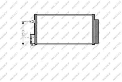 Prasco AA210C002 - Кондензатор, климатизация vvparts.bg