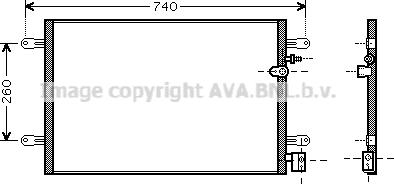 Prasco AI5237 - Кондензатор, климатизация vvparts.bg