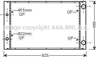 Prasco AI2268 - Радиатор, охлаждане на двигателя vvparts.bg