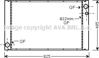 Prasco AI2289 - Радиатор, охлаждане на двигателя vvparts.bg