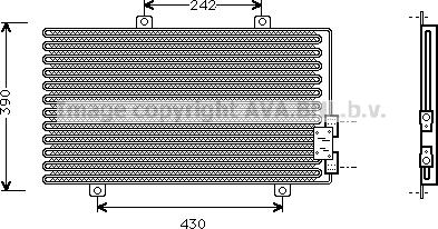 Prasco AL5063 - Кондензатор, климатизация vvparts.bg