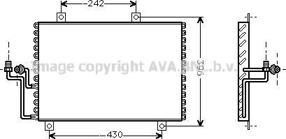 Prasco AL5062 - Кондензатор, климатизация vvparts.bg