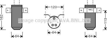 Prasco AUD039 - Изсушител, климатизация vvparts.bg