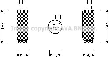 Prasco AUD146 - Изсушител, климатизация vvparts.bg