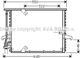 Prasco BW5180 - Кондензатор, климатизация vvparts.bg