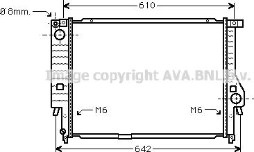 Prasco BW2167 - Радиатор, охлаждане на двигателя vvparts.bg