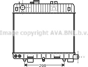 Prasco BW2113 - Радиатор, охлаждане на двигателя vvparts.bg