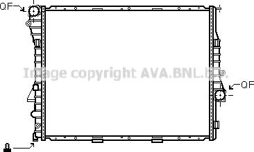 Prasco BW2302 - Радиатор, охлаждане на двигателя vvparts.bg