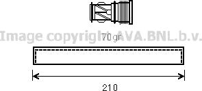 Prasco BWD439 - Изсушител, климатизация vvparts.bg