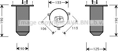 Prasco BWD218 - Изсушител, климатизация vvparts.bg