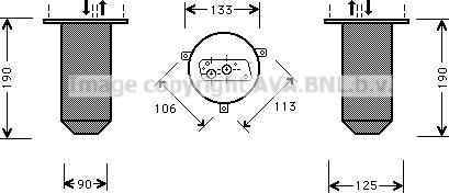 Prasco BWD221 - Изсушител, климатизация vvparts.bg