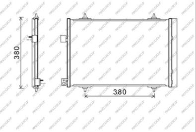 Prasco CI522C001 - Кондензатор, климатизация vvparts.bg